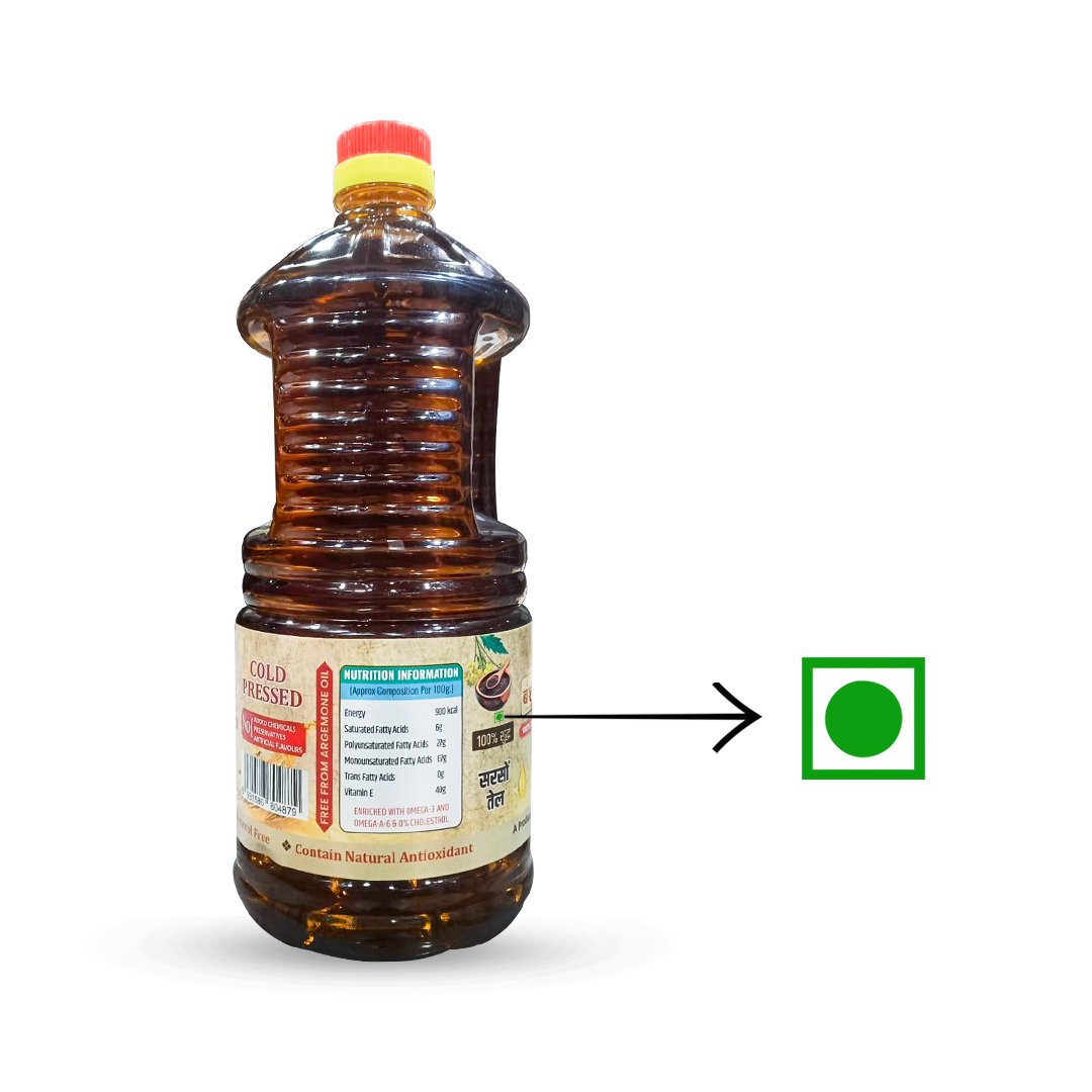 Black Cold Pressed Mustard Oil 2Ltr. (Kali Sarson)
