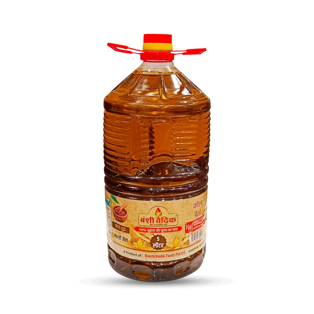 Black Cold Pressed Mustard Oil 5Ltr. (Kali Sarson)