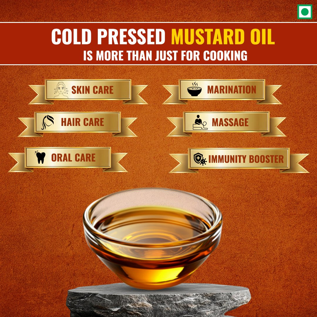 Yellow Cold Pressed Mustard Oil (Peeli Sarson)